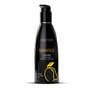 Aqua Mango Flavored Water Based Intimate Lubricant - 2 Fl. Oz.