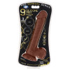 9 Inch Silicone Pro Odorless Dong - Brown