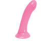 Femme Flared Base Rubber Dildo - Hot Pink