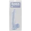 Basix Rubber Works 12 Inch Dong With Suction Cup - Clear