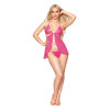 Babydoll and G-String - One Size - Peony