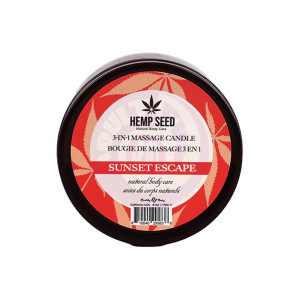 Hemp Seed 3-in-1 Massage Candle - Sunset Escape 6 Oz
