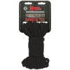 Hogtied - Bind & Tie - 6mm Hemp Bondage Rope - 50 Feet - Black