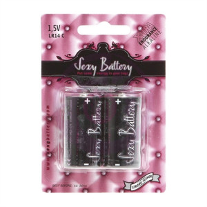 Sexy Battery LR14 C - 2 Count Card
