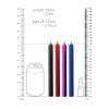 Teasing Wax Candles Large - Mixed Colors - 4-Pack