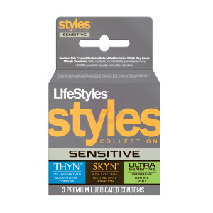 Lifestyles Styles Sensitive - 3 Pack