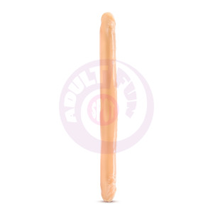 B Yours 16 Inch Double Dildo - Beige