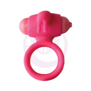Wet Dreams - Bunny Rush Cock Ring Rabit Ears With  Turbo Motor - Pink