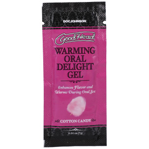 Goodhead - Warming Oral Delight Gel - Cotton Candy - 0.24 Oz