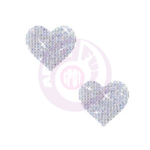 Razzle Dazzle Crystal Jewel Sparkle I Heart U Body Stickers 6 Pk