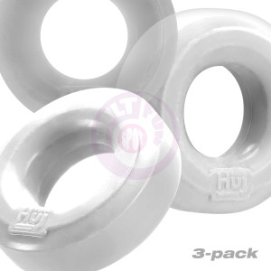 Huj3 C-Ring 3-Pack - White / Clear Ice