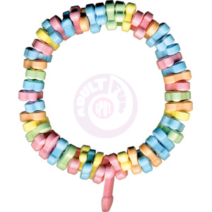 Rainbow Penis Candy Necklace
