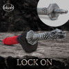 The Realm - Rougarou - Lock on Werewolf Handle - Steel