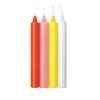 The 9's Make Me Melt Sensual Warm-Drip Candles 4 Pack - Pastel