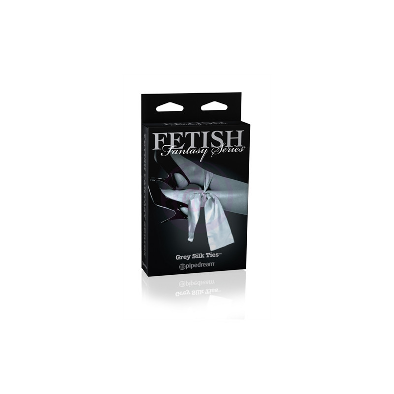 Fetish Fantasy Series Limited Edition Grey Silk Ties