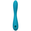 This Product Sucks - Sucking Clitoral Stimulator  With Bendable G-Spot Vibrator - Teal