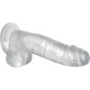 Adam and Eve's Crystal Clear 8 Inch Dildo