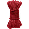 Hogtied - Bind & Tie - 6mm Hemp Bondage Rope - 30 Feet - Red