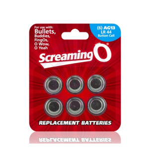 Replacement Batteries AG13 LR44 Button Cell 6 Count Each