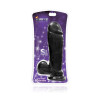 9" Thick Cock W/balls, Egg, & Suction - Black