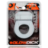 Glowdick Cockring With Led - Clear Ice