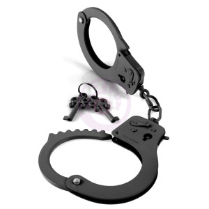 Fetish Fantasy Series Designer Metal  Handcuffs - Black