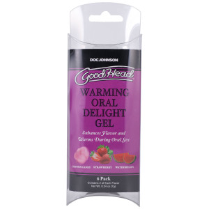 Goodhead - Warming Head Oral Delight Gel - 6 Pack  - 0.24 Oz