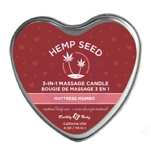 Hemp Seed 3-in-1 Massage Candle - Mattress Mambo  Mattress Mambo - 4oz