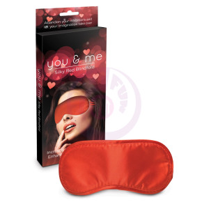 You & Me Silky Red Blindfold