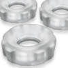 Super Huj - 3-Pack Cockrings - Clear Ice