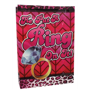 He Put a Ring on It - Large Gift Bag