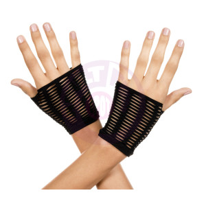 Oval Net Gloves - Black