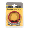 Boneyard Silicone Cock Strap 3 - Snap Ring - Red