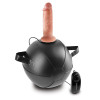 King Cock Vibrating Mini Sex Ball with 6" Dildo -  Flesh