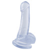 Basix Rubber Works 8 Inch Suction Cup Dong - Clear