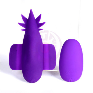 Sativa 10-Function Remote Control Panty Vibrator - 420 Series - Purple