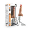 Dr. Skin Silicone - Dr. Hammer - 7 Inch Thrusting  Dildo With Handle - Beige