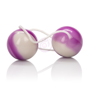 Duotone Orgasm Balls - Purple & White