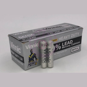 Vinnic Extra Heavy Duty AAA Batteries - 2 Pc./ Shrink Pk. - 60 Pcs. Box