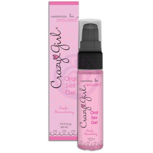 Crazy Girl Wanna Be Aroused Oral Sex Gel Aaah Strawberry 2.2 Oz