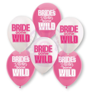Bride Gone Wild Balloon Assortment - 6 Count