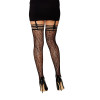 Leopard Thigh High - One Size - Black
