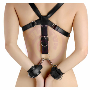 Frisky Easy Access Thigh Sling With Wrist Cuffs