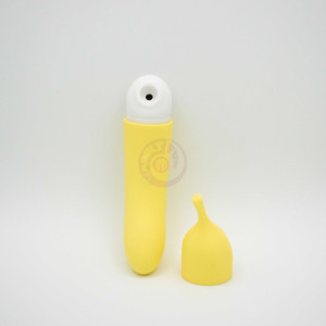 Banana Cream Air Pulse and G-Spot Vibrator -  Yellow