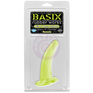 Basix Rubber Works His and Hers G-Spot - - Glow in the Dark