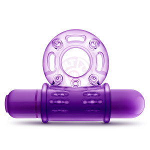 Play With Me - Couples Play - Vibrating Cock Ring - Purple