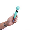 Rina Rechargeable Dual Motor Silicone 15- Function Vibrator - Green
