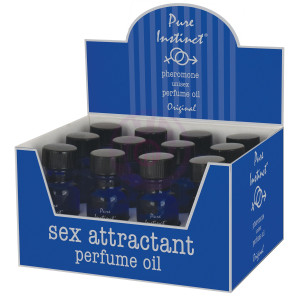 Pure Instinct Pheromone Perfume Oil - 12 Piece Display - 0.5 Fl. Oz. Bottles Count