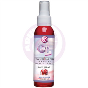 Candiland Sensual Body Spray - Red Licore  4 Oz