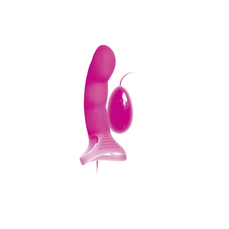 Adam and Eve Silicone G-Spot Touch Finger Vibrator - Pink